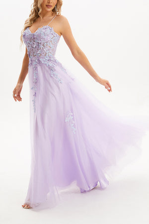 Monica A-line Prom Dress