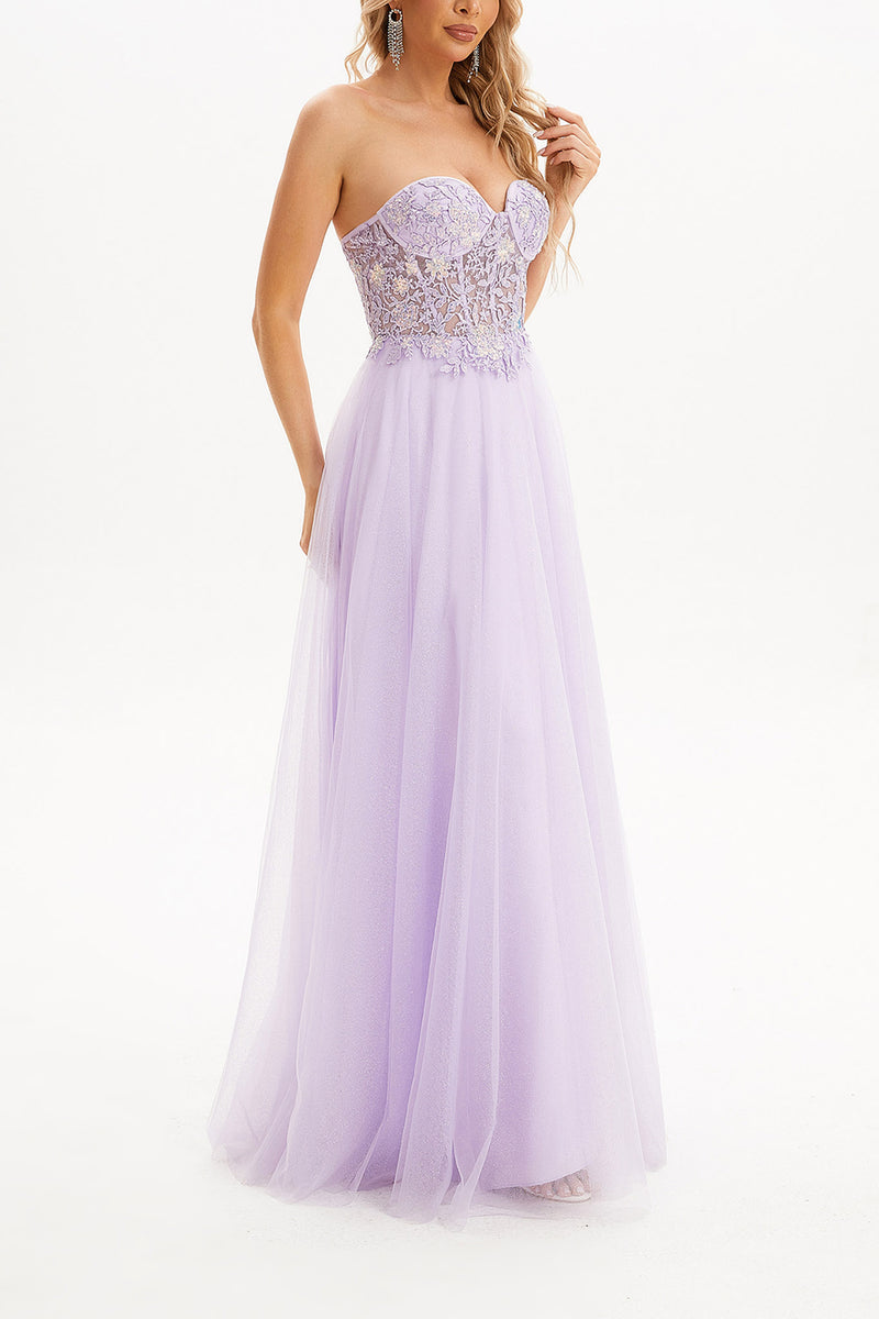 Nala Strapless A-line Dress