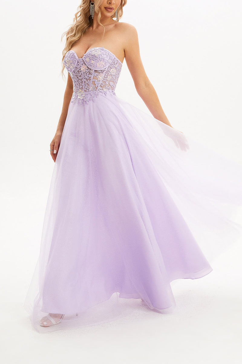 Nala Strapless A-line Dress