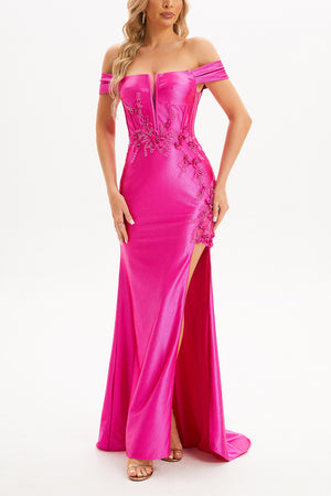 Jolie Satin Mermaid Dress