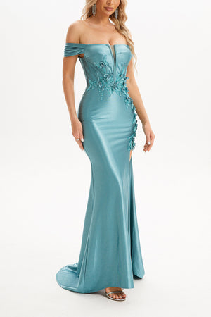 Jolie Satin Mermaid Dress