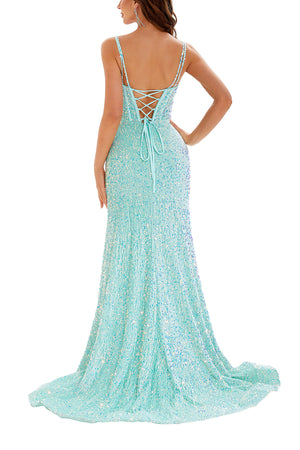 Gloria Mermaid Sequins Dress