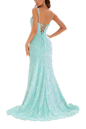 Gloria Mermaid Sequins Dress